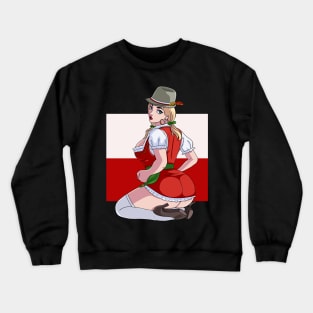 Dyngus Day Sexy Polska Polish Girl Crewneck Sweatshirt